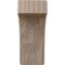 Ekena Millwork 3 1/2"W x 4"D x 8"H Clarksville Bracket, Walnut BKTW04X04X08CVWA - alternate 3